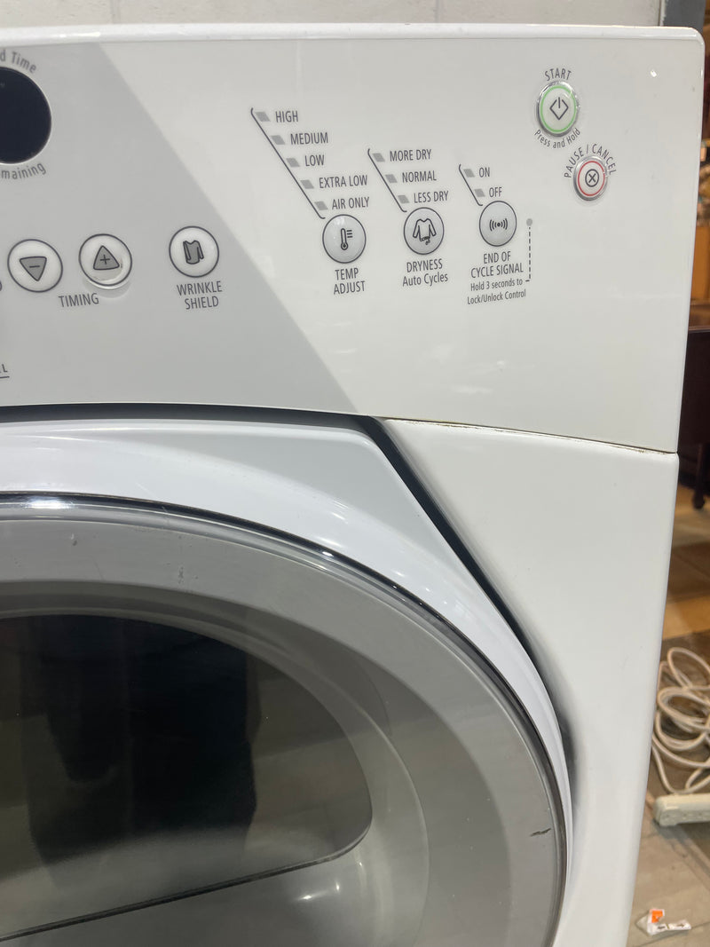 27"W Whirlpool duet sport dryer