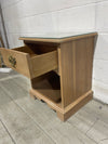 20"W nightstand with glass top