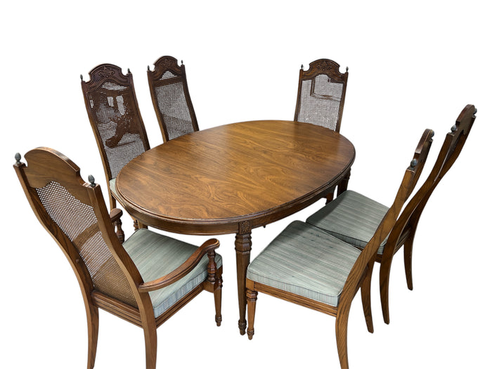 Set of 6 Dining chairs with Dining Table