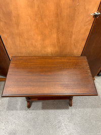 Solid wood rectangle end table