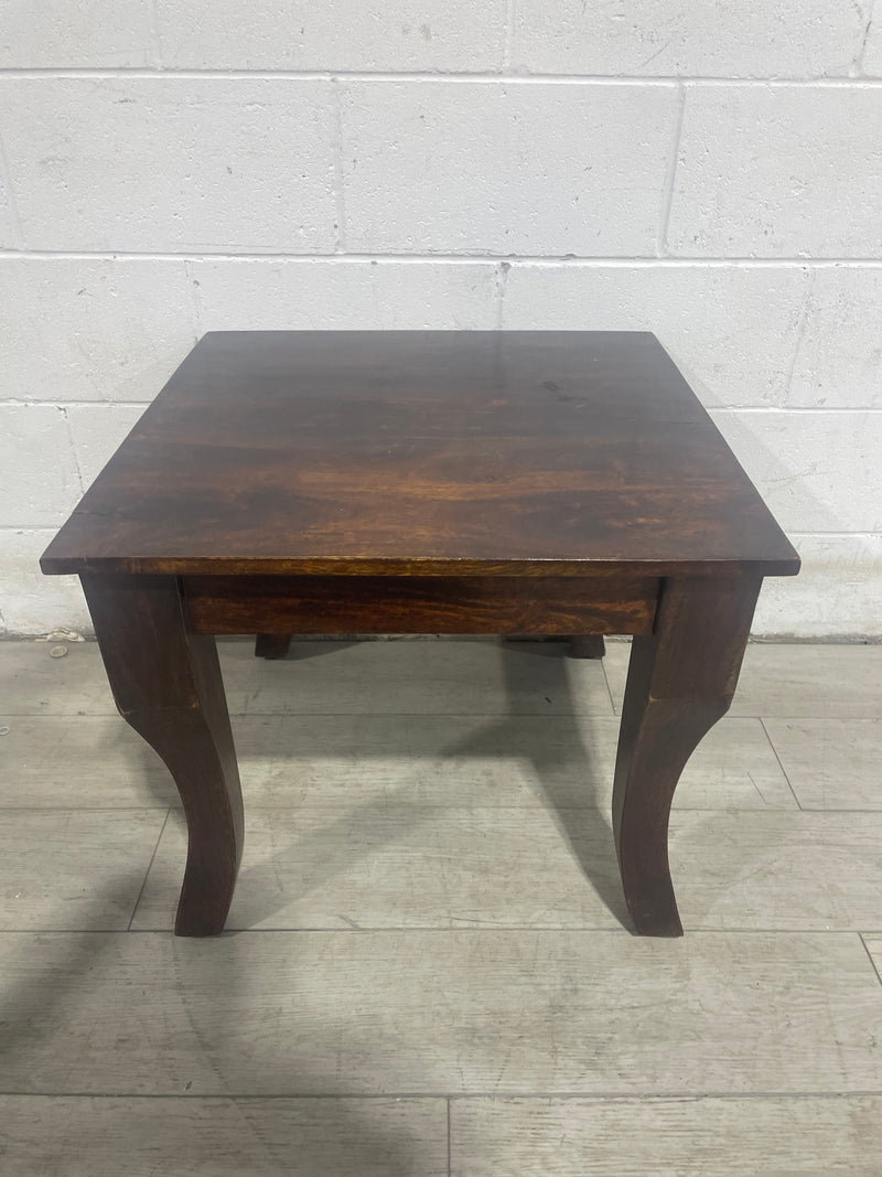 24"W Solid Wood Side Table