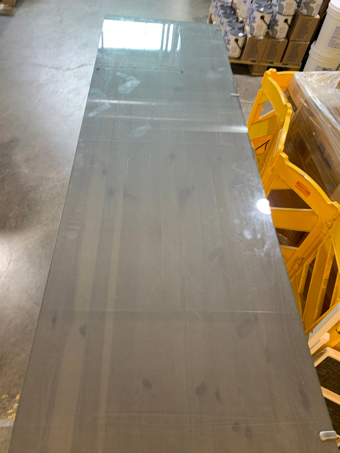 Grey Glasstop Dresser