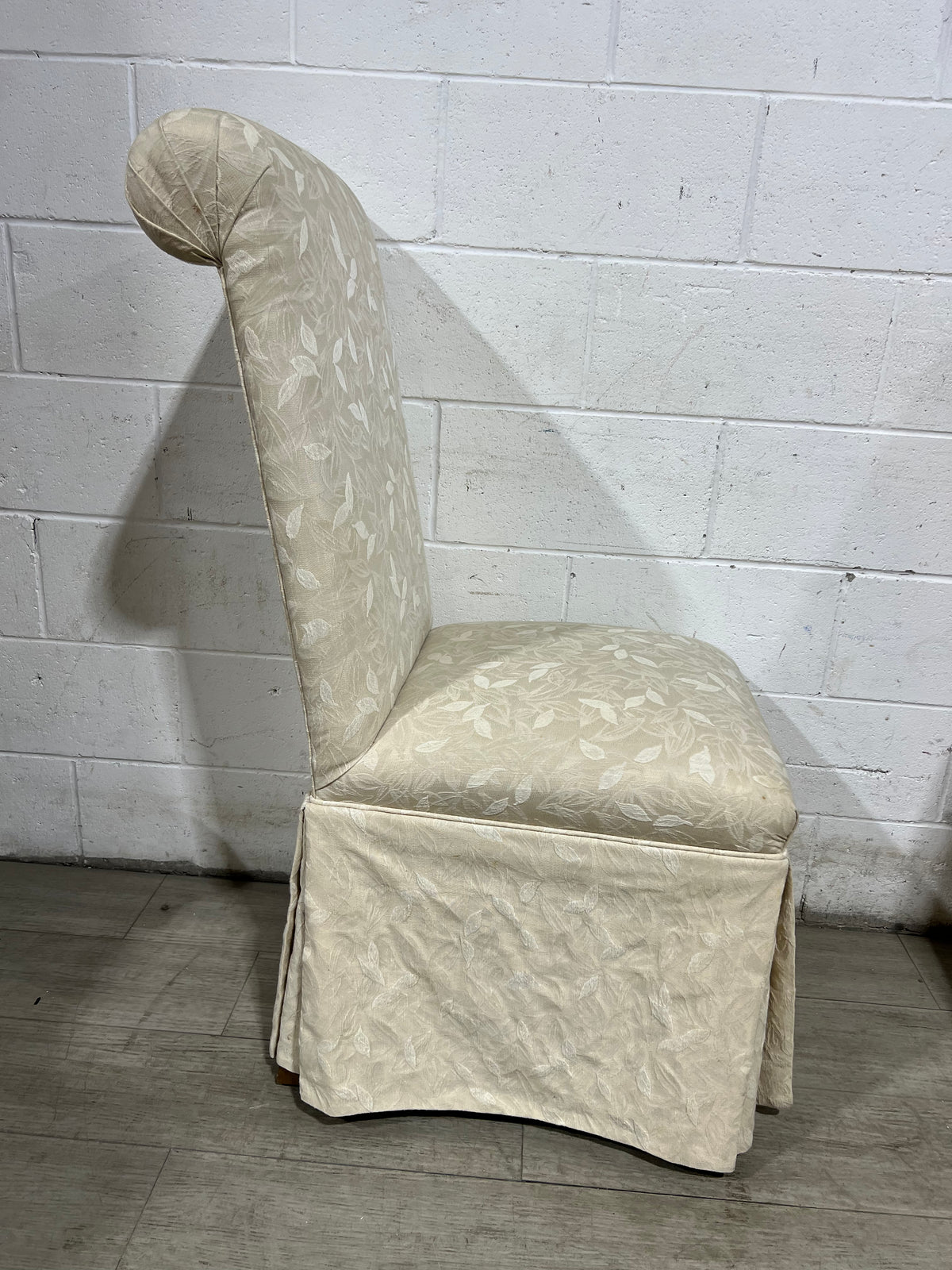 Cream Floral Dining Chair - Set of 4