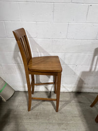 Brown Bar Table With Set of 4 Chairs