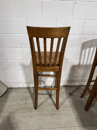 Brown Bar Table With Set of 4 Chairs