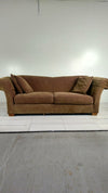 Green and Purple Swirl Pattern Sofa