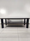 Black and Gold Glass Coffee Table
