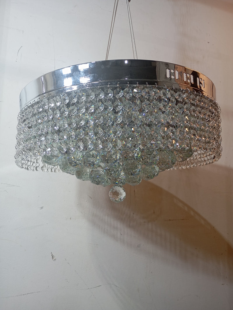 6 Light Drum Shade Flush Mount