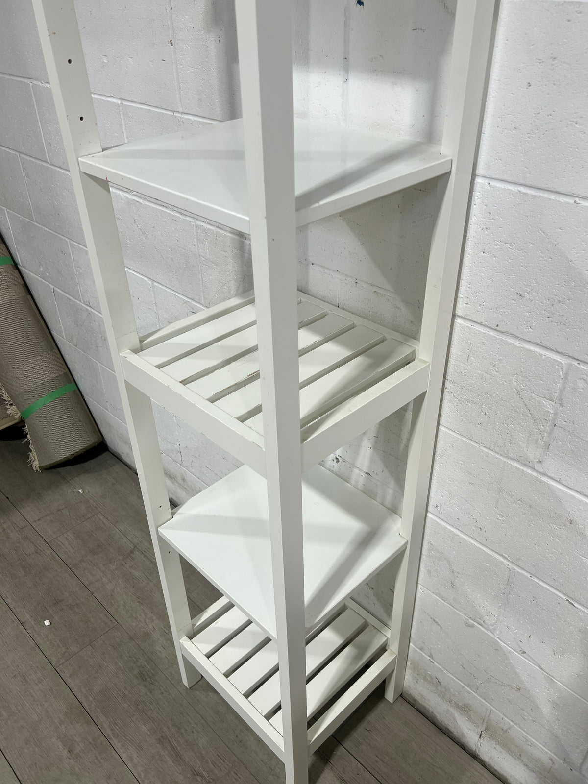 Tall White Shelving Unit