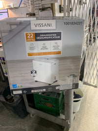 Vissani 22 Pint Capacity Dehumidifier