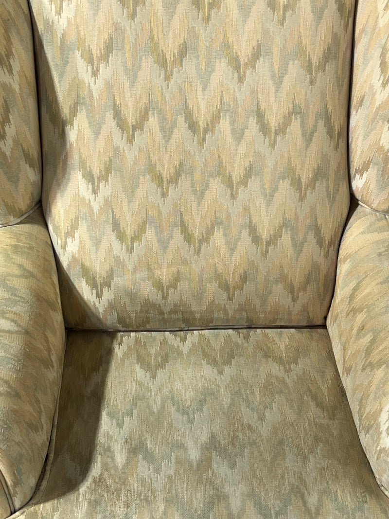 Pattern Beige Arm Chair