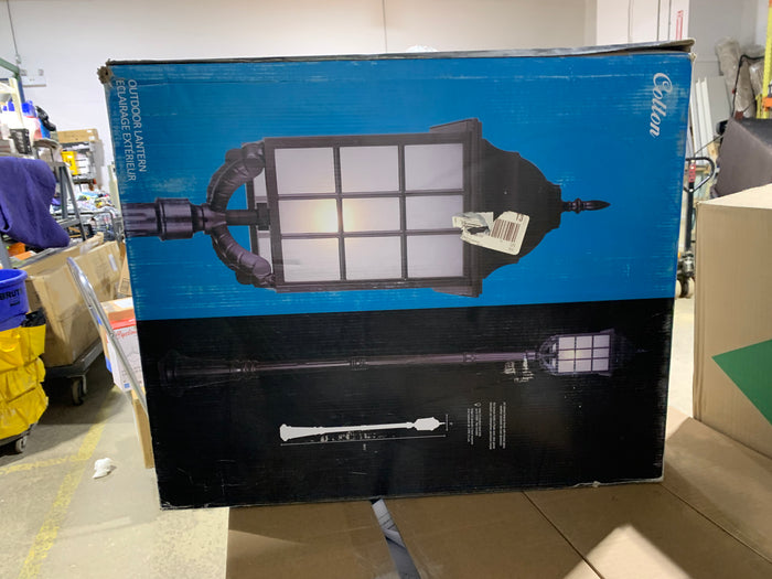Colton 1 Light Outdoor Orb Post Light With Frosted Glass