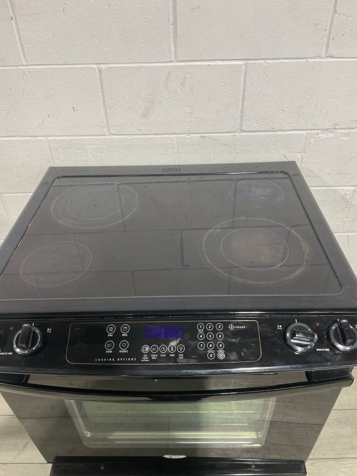 31"W whirlpool electrical range