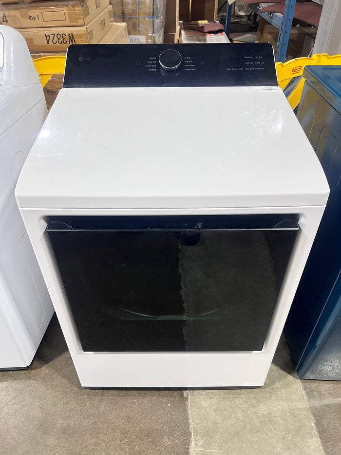 LG ThinQ White Dryer