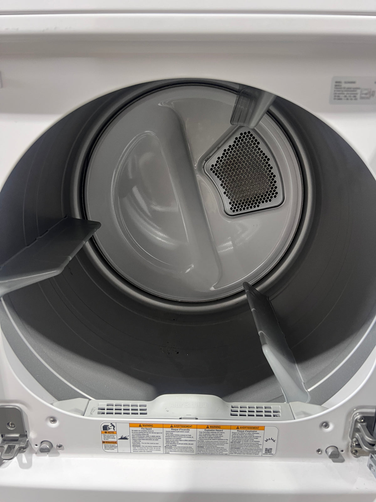 LG ThinQ White Dryer