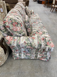 Clayton Marcus Floral Upholstered Sofa