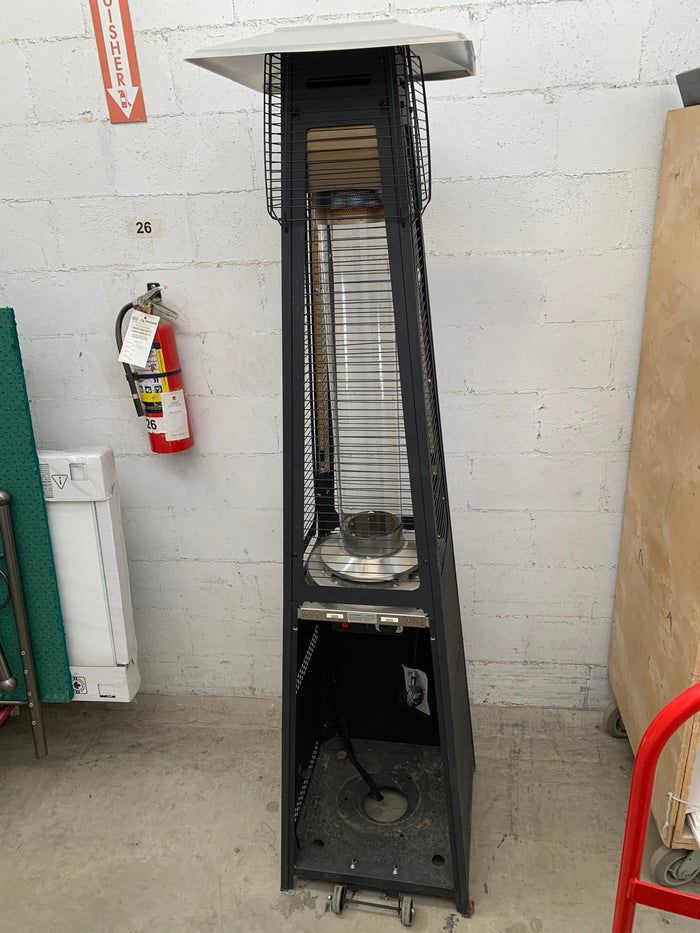 Paramount Pyramid Flame Patio Heater, Onyx Black