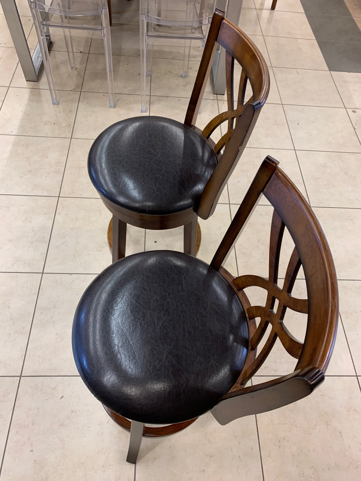 Pair of Swivel Barstools