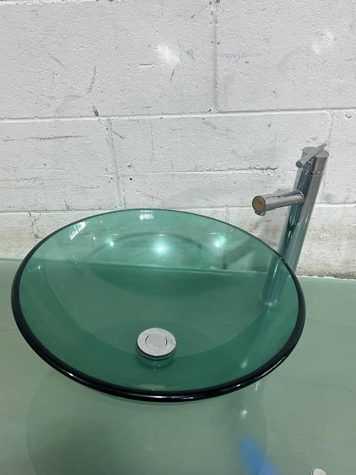 Glass Sink and Counter