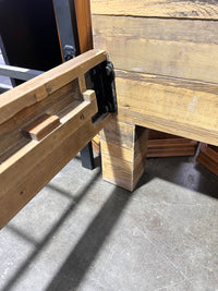 Reclaimed Wood Style Double Bedframe