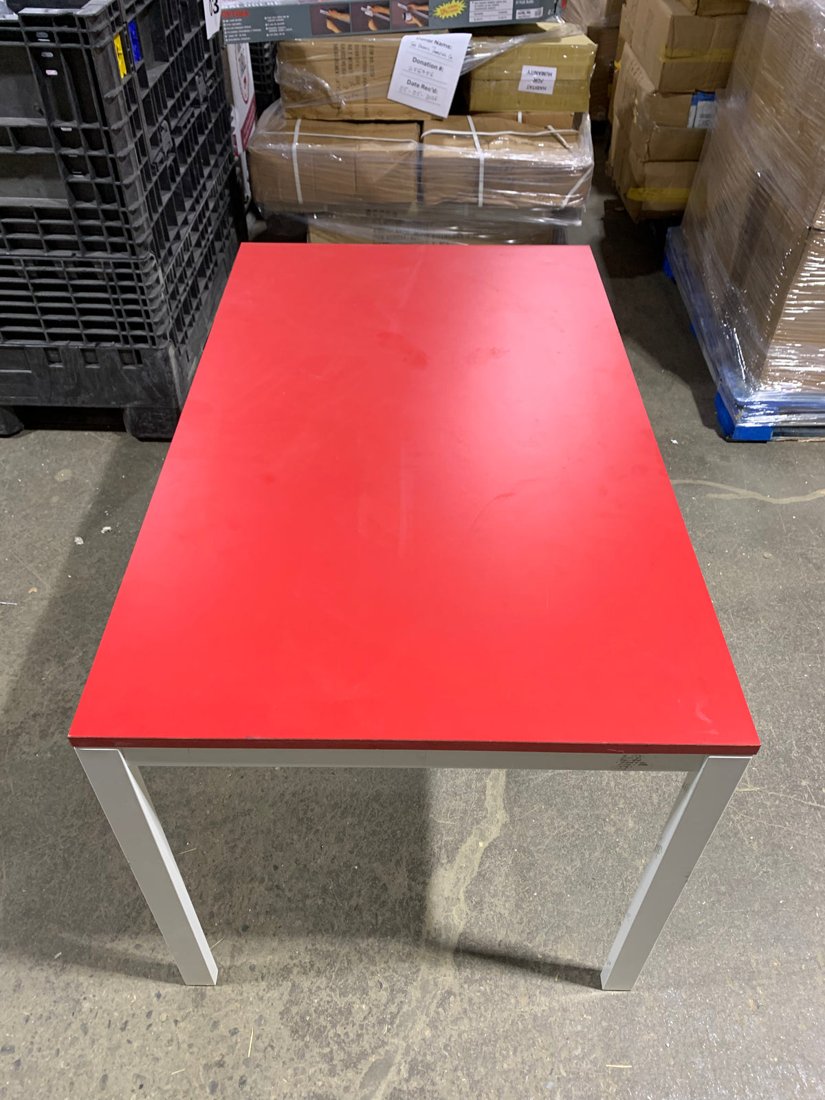 Ikea Melltorp Red Table