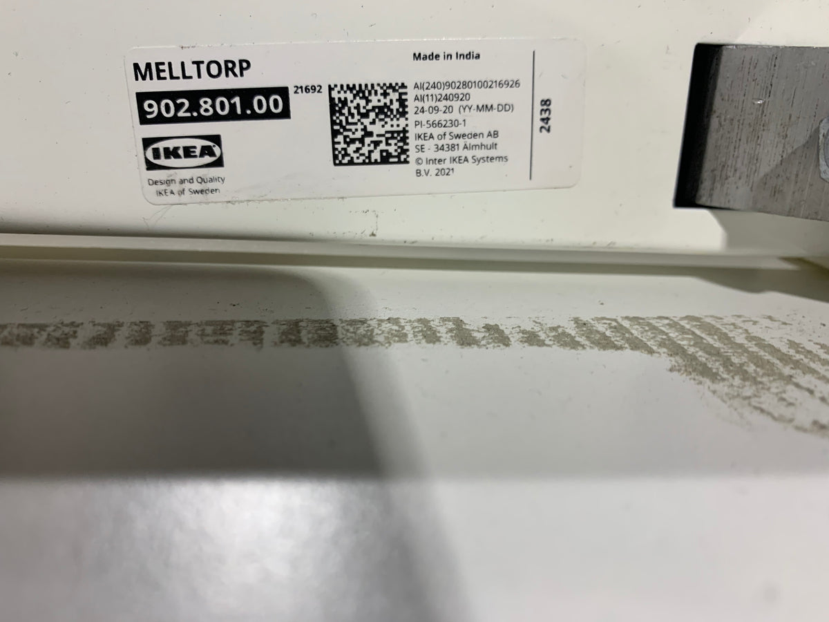 Ikea Melltorp Red Table