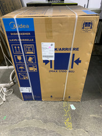 Midea 24" Front-Control Dishwasher with Interior Light - MDF24P2BST