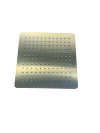 Brushed Gold Square Shower Head with Arm