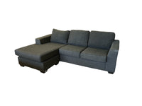 Dark Grey Upholstered Sectional Sofa