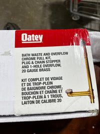 Oatey Bath Waste And Overflow Chrome Full Kit