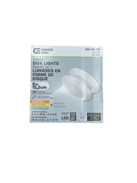 Commercial Electric 2-Pack 6 Inches Disk Lights