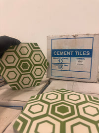 Hex 12 Cement Tiles