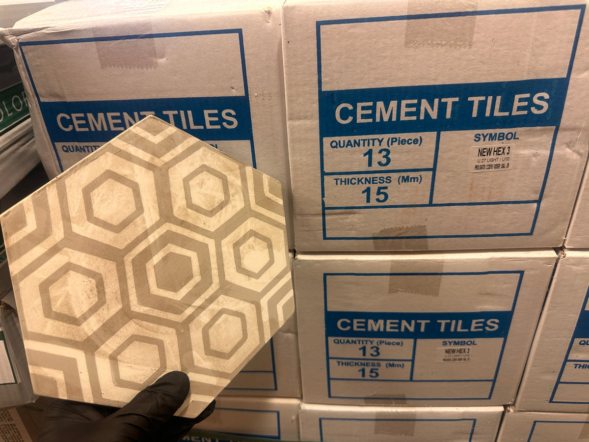 White Cement Tiles