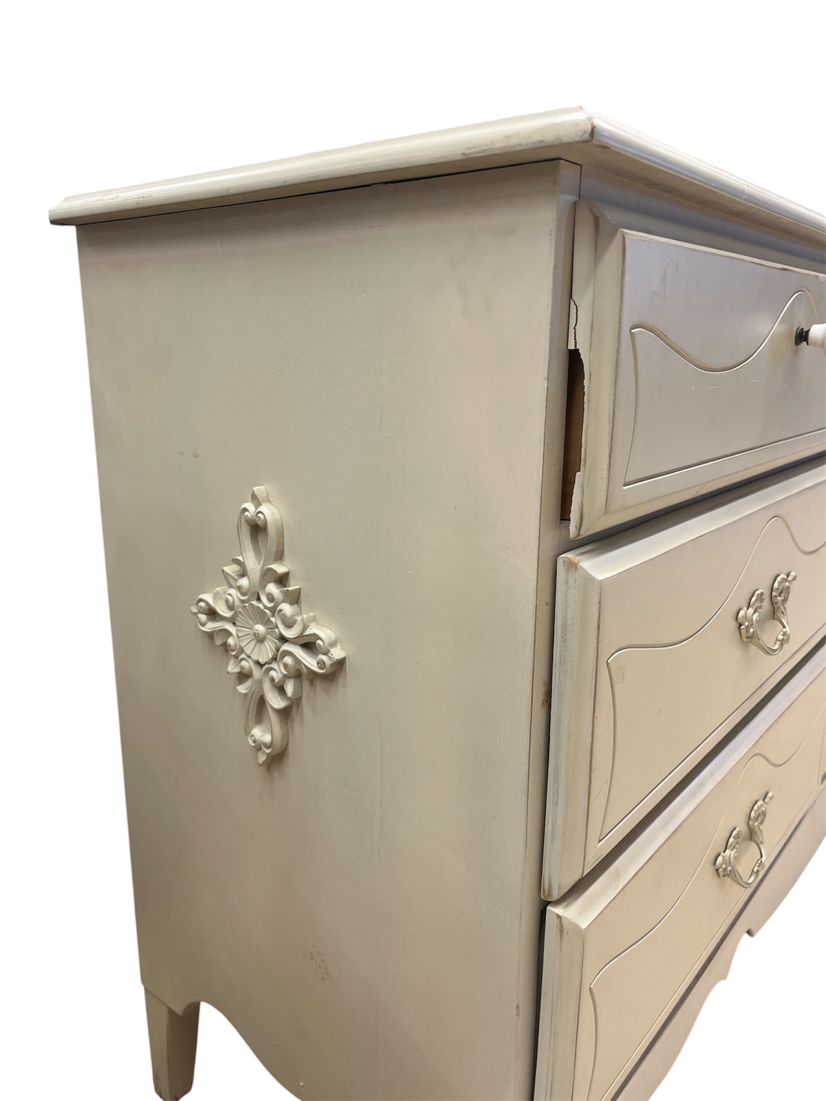 French Provincial Style 6 Drawer Dresser