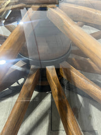 Wagon Wheel Coffee Table