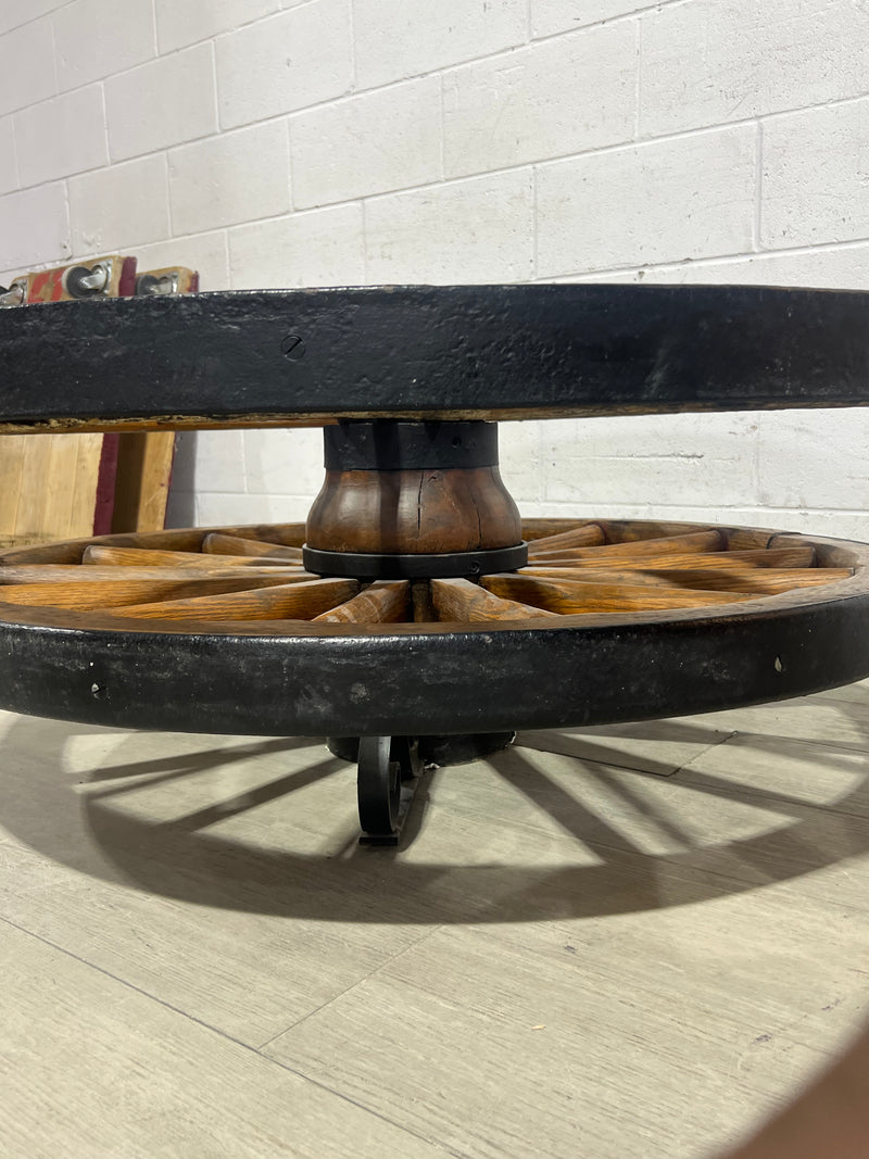 Wagon Wheel Coffee Table