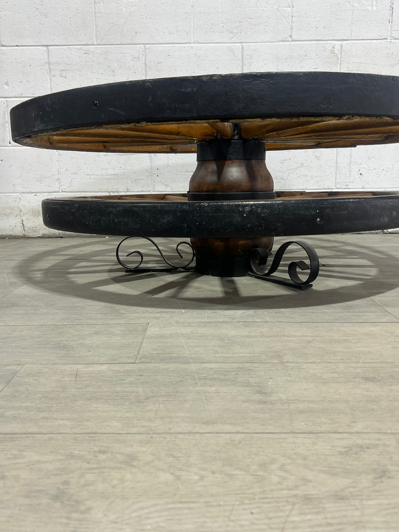 Wagon Wheel Coffee Table