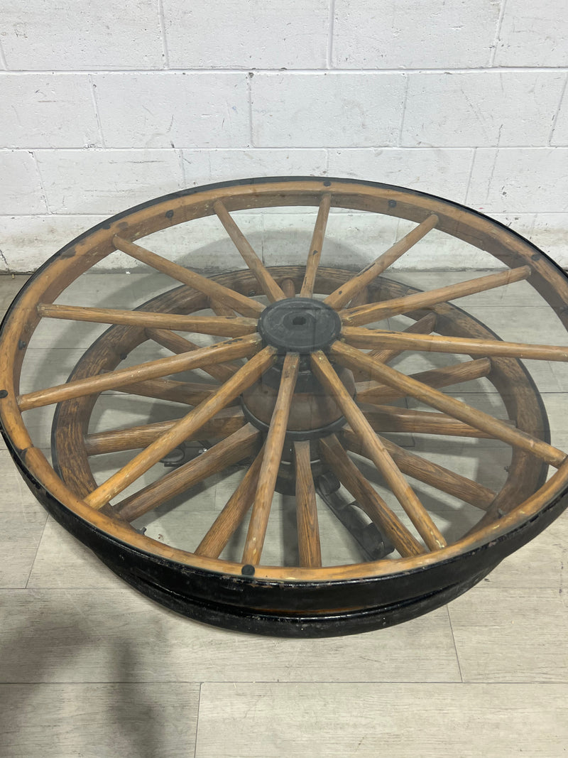 Wagon Wheel Coffee Table