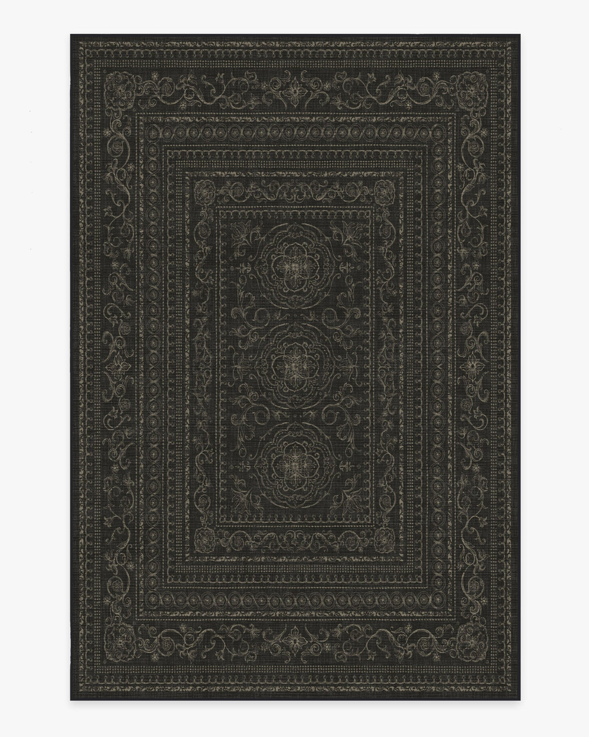 6’ x 9’ Gisele Soft Black Tufted Rug