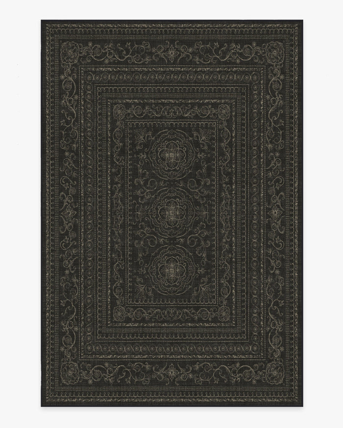 6’ x 9’ Gisele Soft Black Tufted Rug