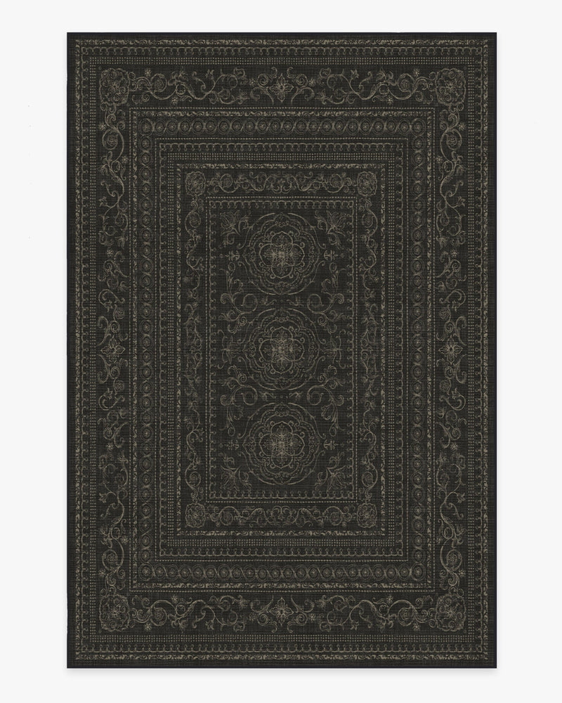 6’ x 9’ Gisele Soft Black Tufted Rug