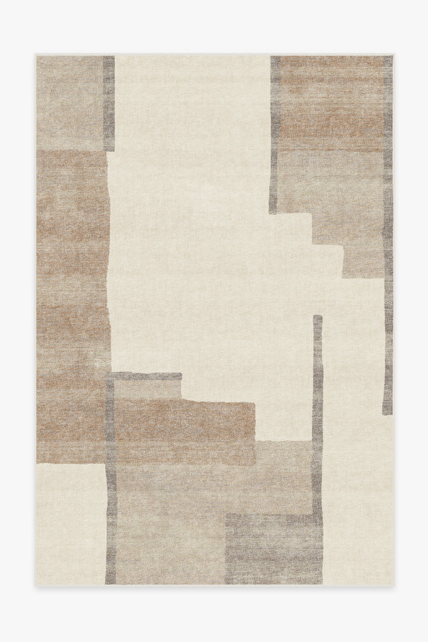6’ x 9’ Haylan Ivory & Copper Tufted Rug