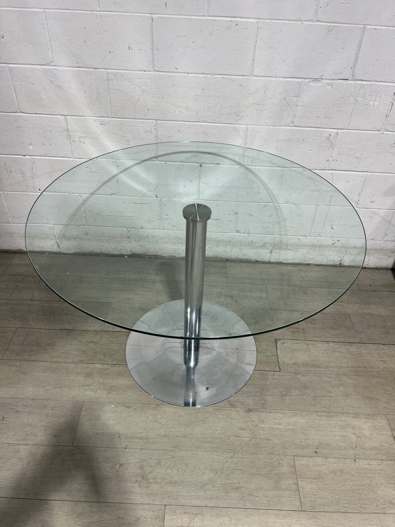 Round Glass Table
