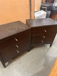 Dark Brown End Tables ( Set of Two )