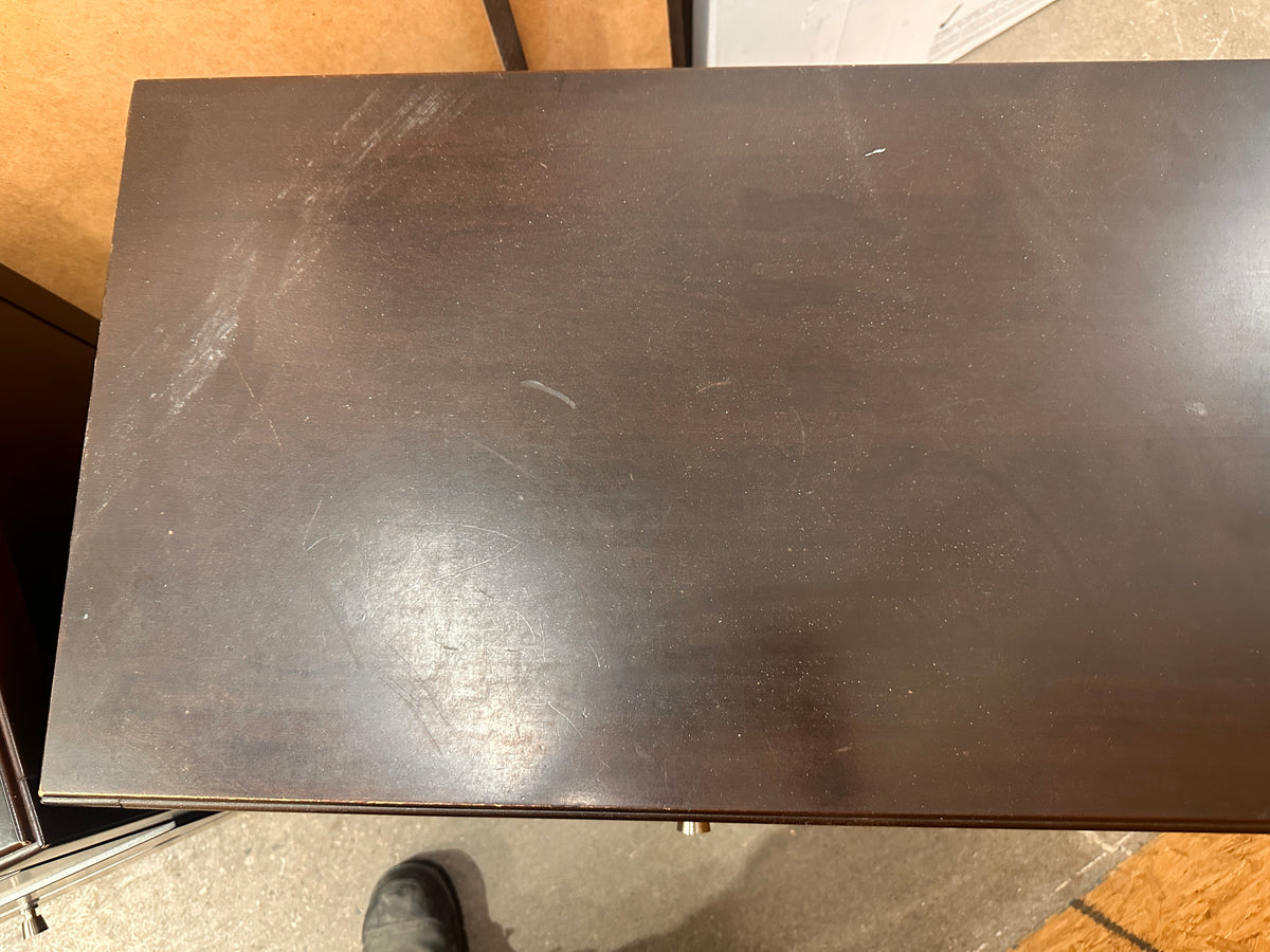Dark Brown End Tables ( Set of Two )