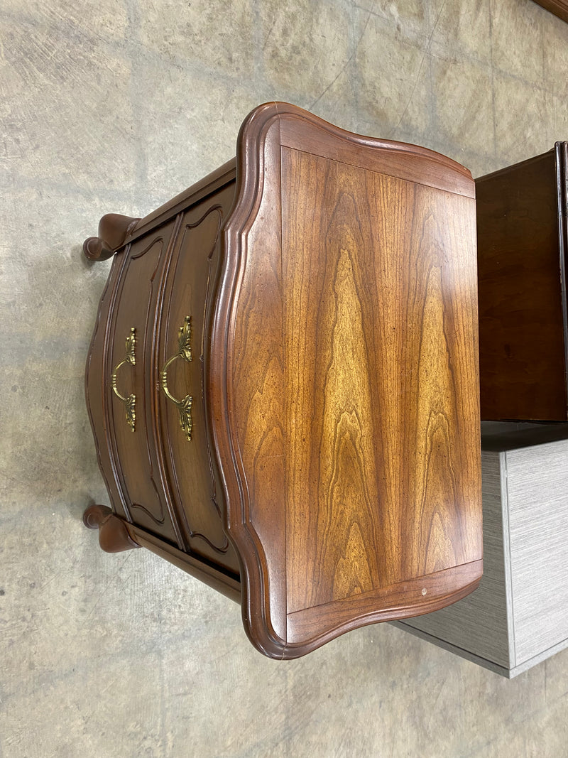 2 Drawer French Provincial Nightstand