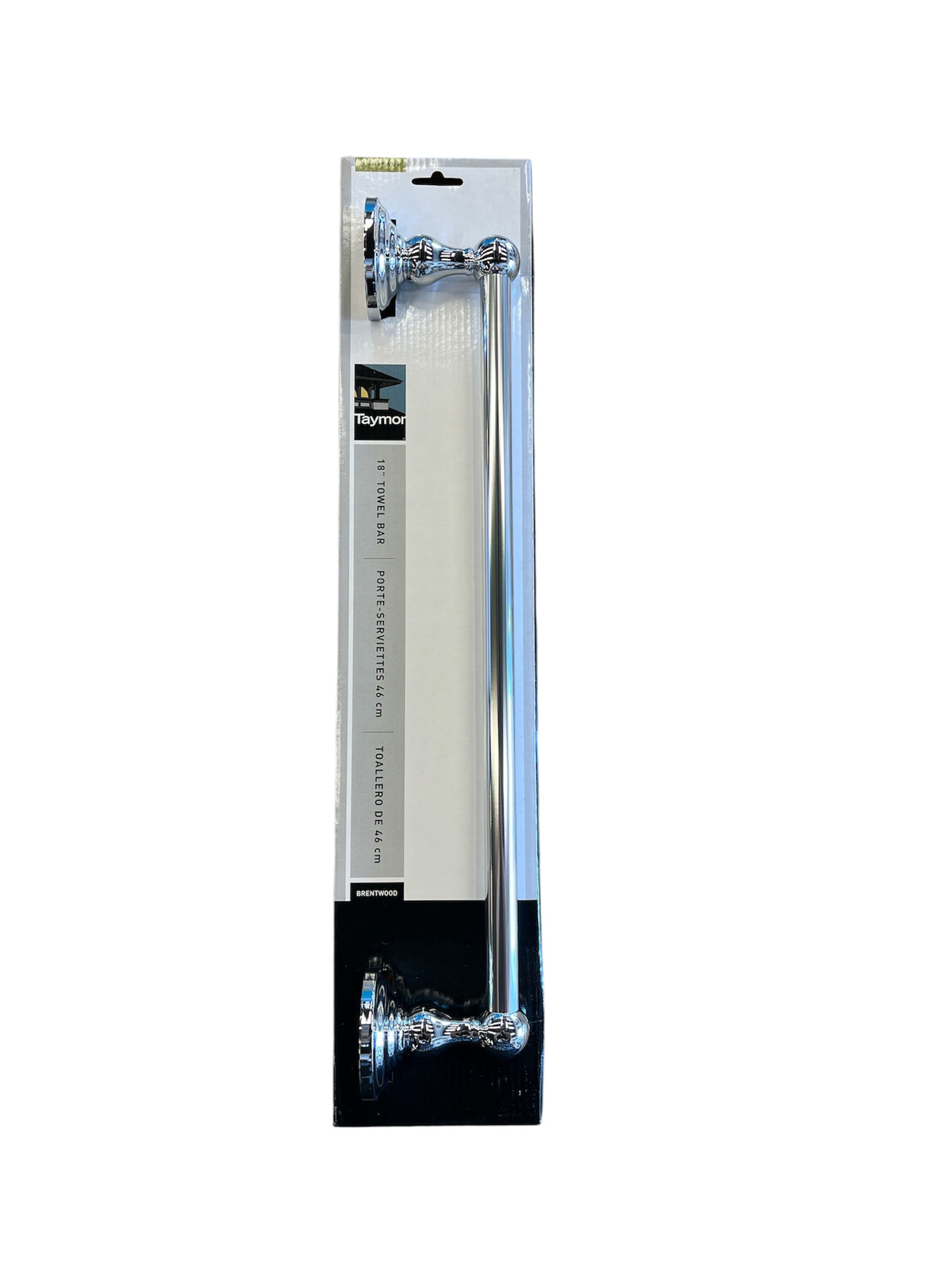 Taymor Brentwood 18-in Polished Chrome Towel Bar