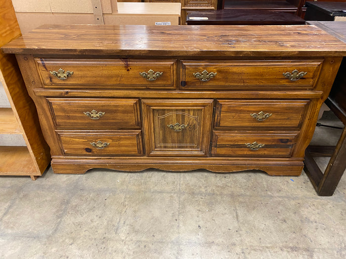 Rustic Brown Wooden Dresser