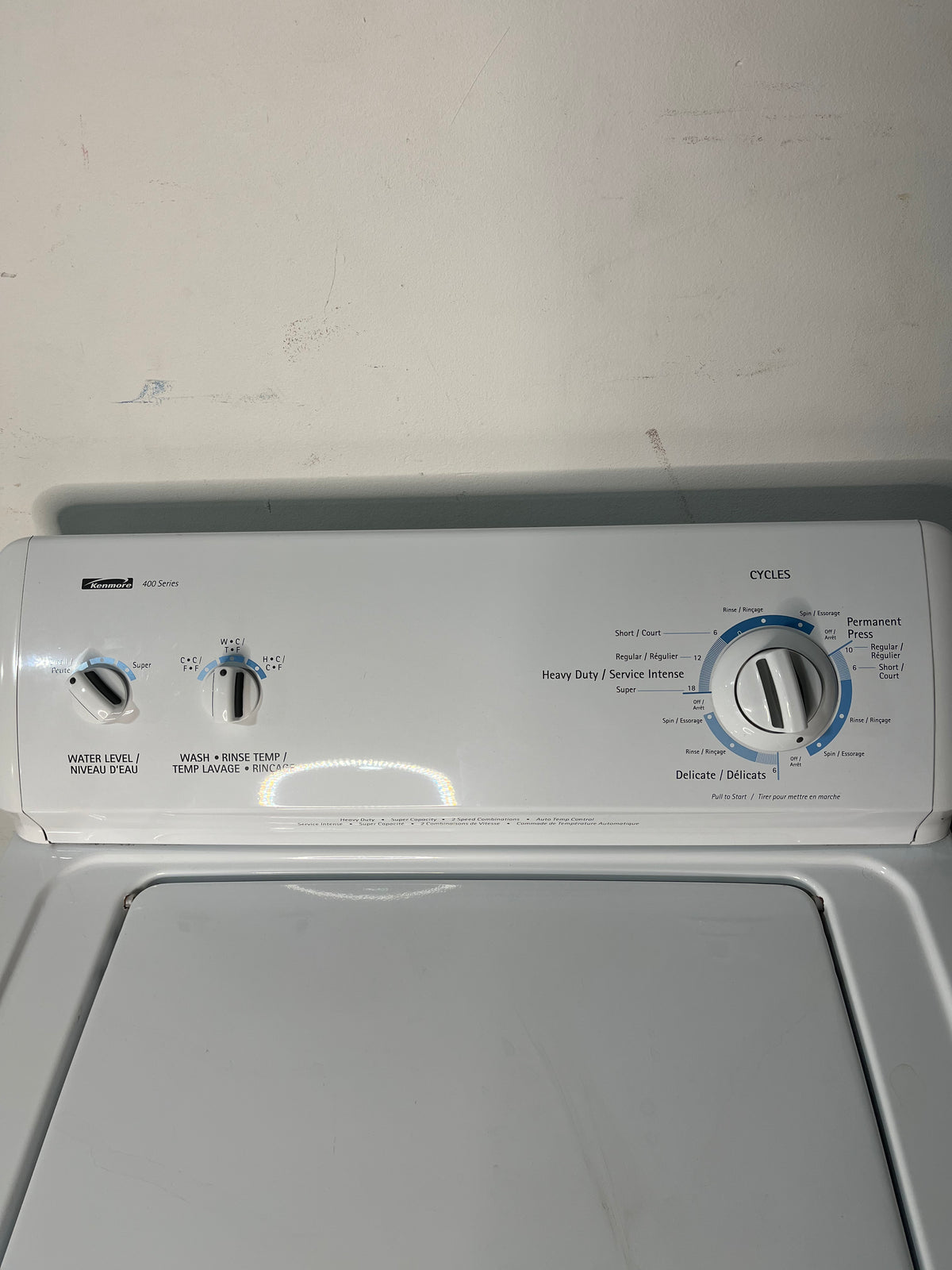 Kenmore 400 Series Top Load Washer