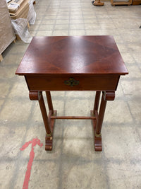 Single Drawer with Decorative Keyhole End Table